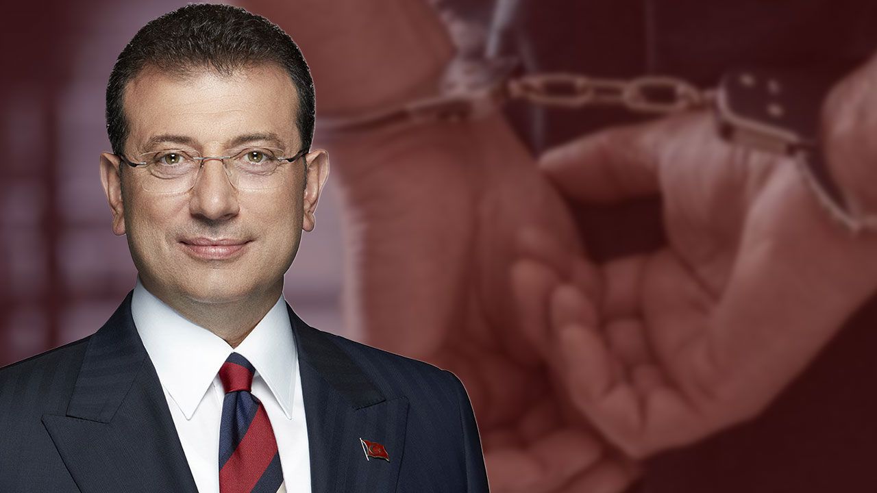 İstanbul Büyükşehir Belediye Başkanı Ekrem İmamoğlu'nun yolsuzluk ve terörle bağlantılı suçlamalarla tutuklanmasını konu alan haber metni.
